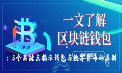 : 5个关键点揭示钱包与数字货币的区别